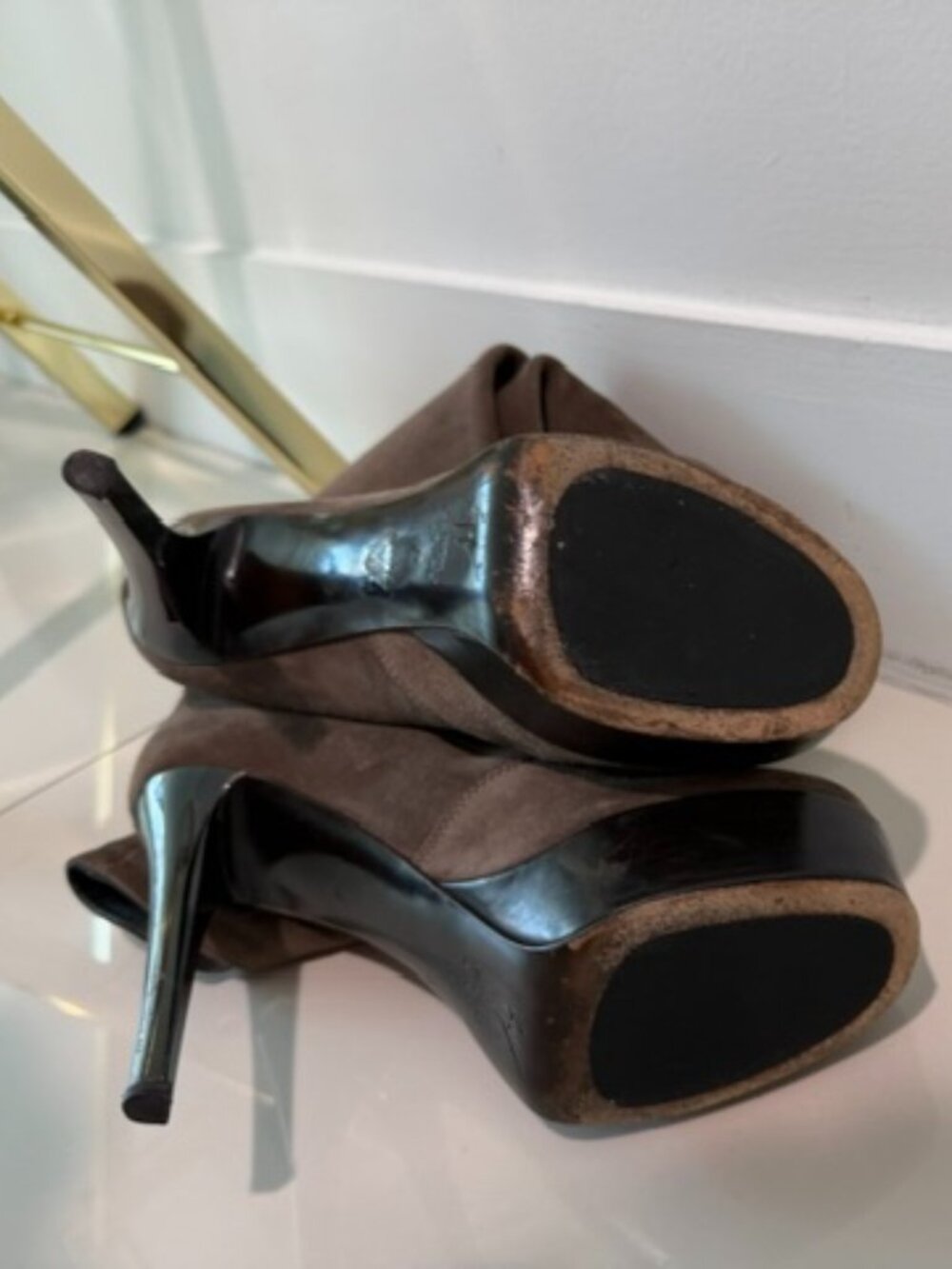 Giuseppe Zanotti over the knee suede boots - Picture 6 of 7